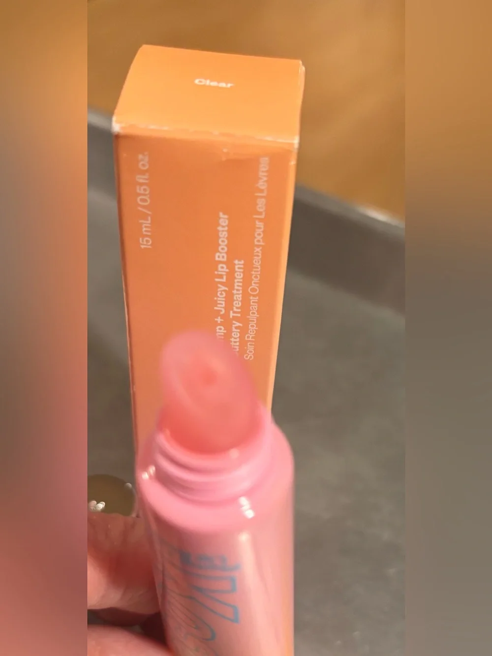 Kosas Plump + Juicy Lip Booster Buttery Treatment — Clear